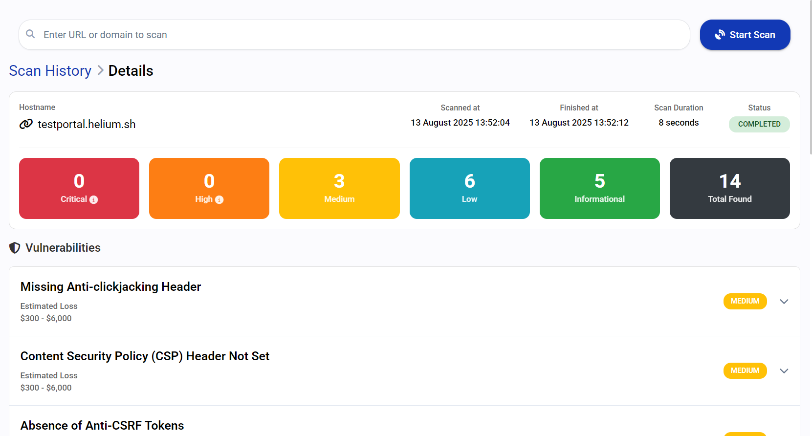 Website Scanner